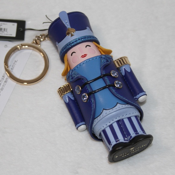 NWT Kate Spade Nutcracker Keychain Bag Charm Christmas gift - Picture 3 of 3